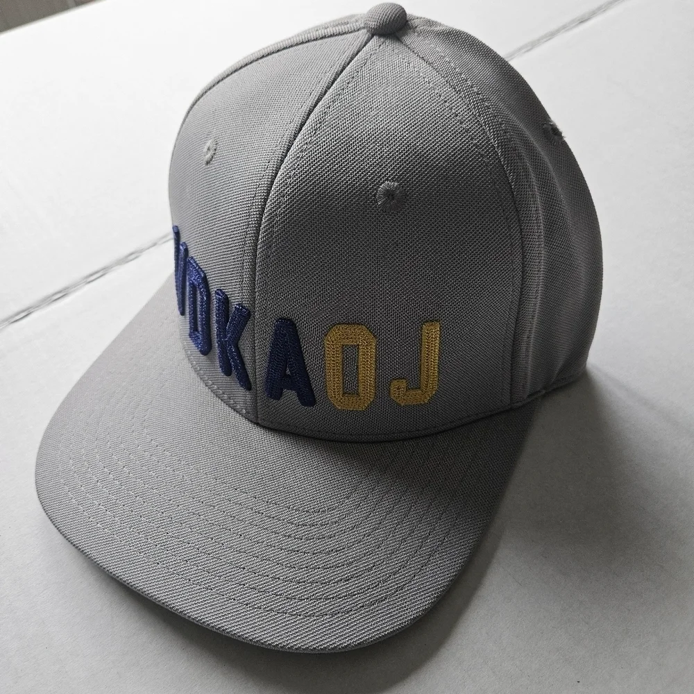Grindin Golf Co Gray Embroidered VDKA OJ Snapback Cap